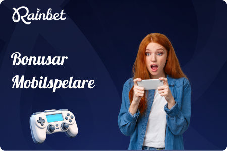 Rainbet mobilbonusar för spelare med kampanjbild